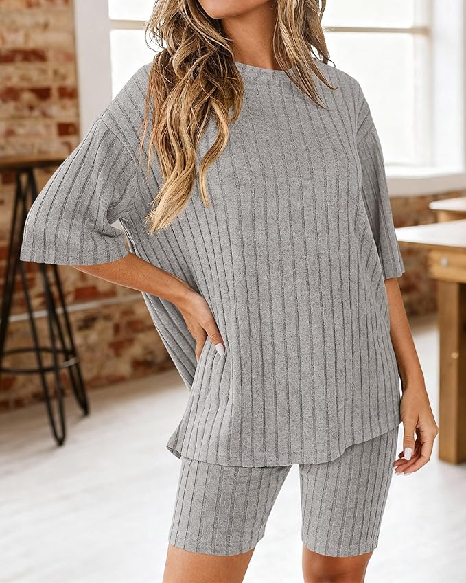 Shorts Pajama Set - Short Sleeve - 2 Piece