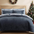 Velvet Quilt Set - Queen - 3 Piece
