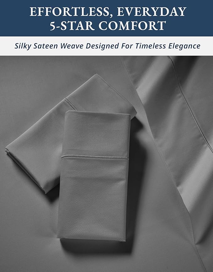 Linen Cooling Bed Sheet Set - Queen