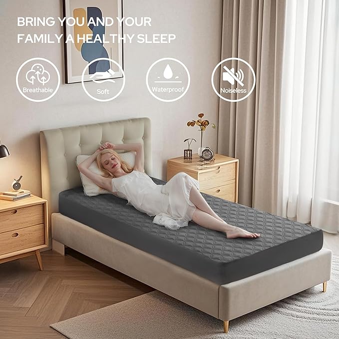Waterproof Mattress Protector - Twin XL - 2 Pack