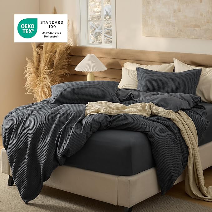 100% Cotton Duvet Cover Set - Queen - 4 Piece