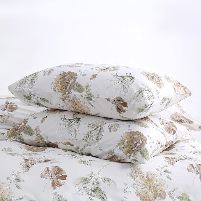 100% Cotton Duvet Cover Set - King - 3 Piece
