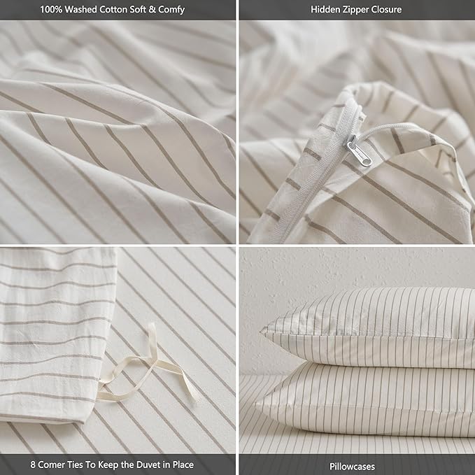 Linen Duvet Cover Set - Queen