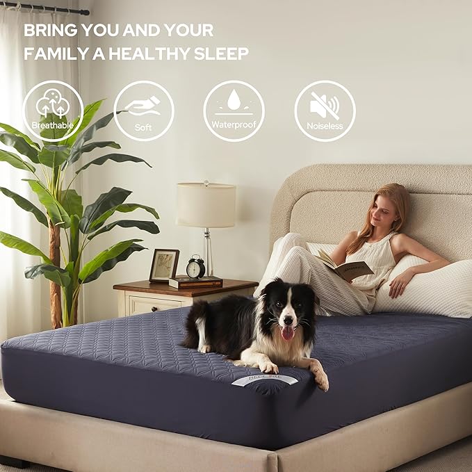 Waterproof Mattress Protector - King - 2 Pack