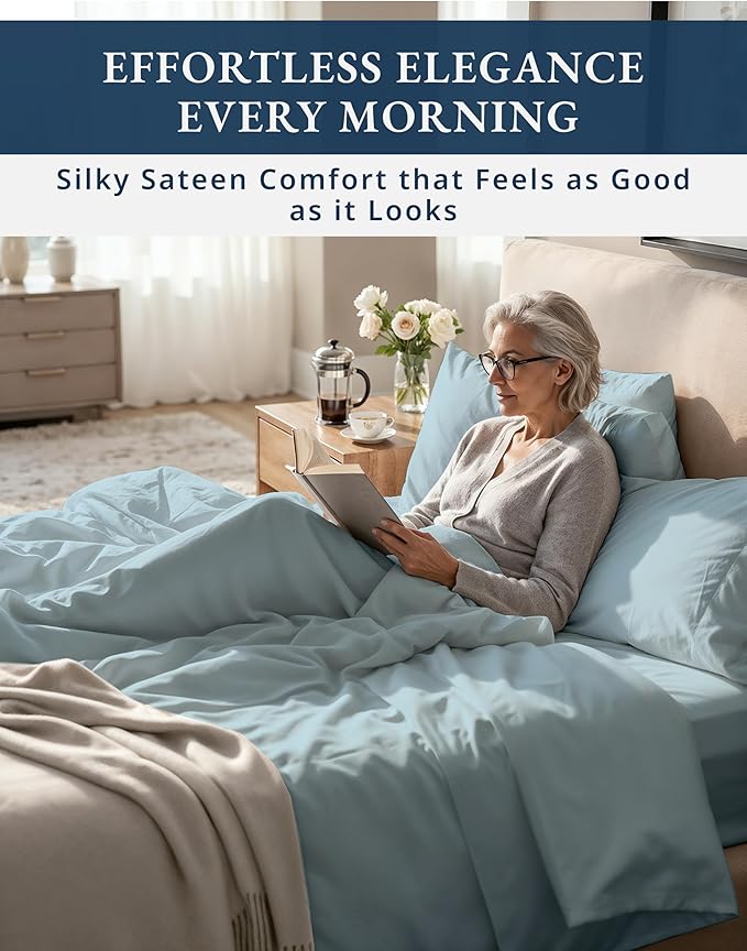 Linen Cooling Bed Sheet Set - King - 15 in Deep Pocket