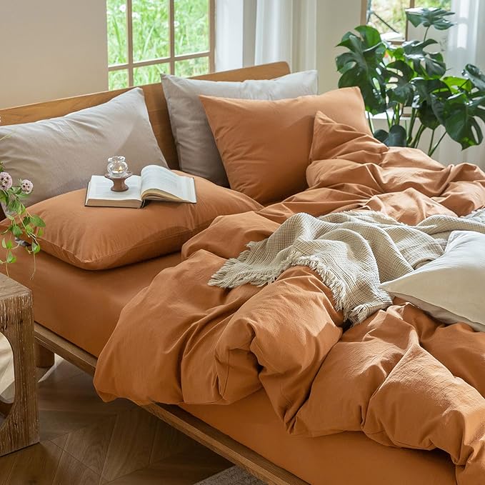 Linen Duvet Cover Set - Full