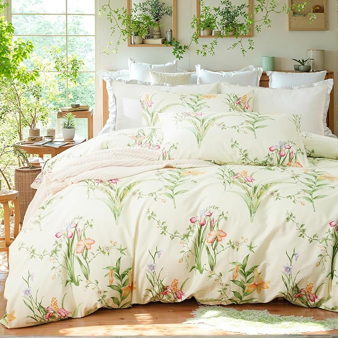 100% Cotton Duvet Cover Set - Queen - 3 Piece