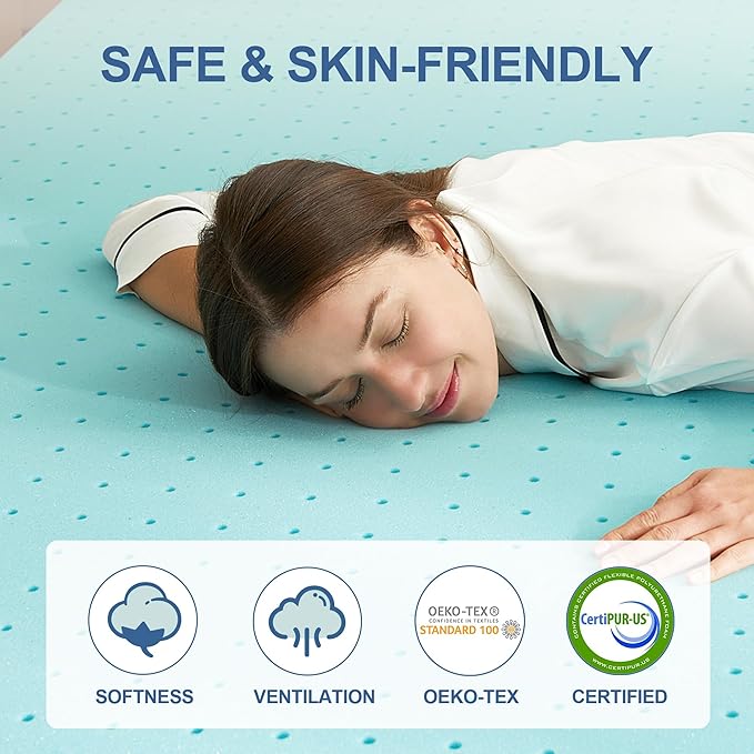 Memory Foam Mattress Topper - Full