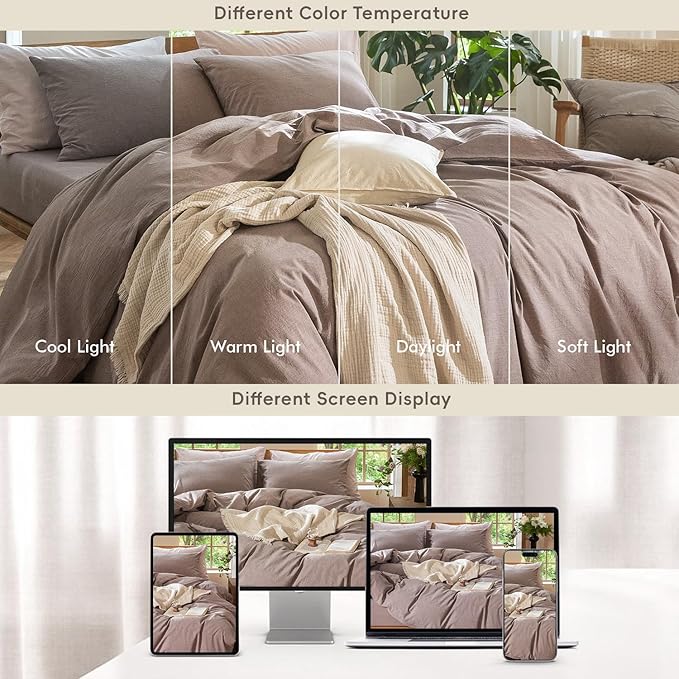 Linen Duvet Cover Set - Queen