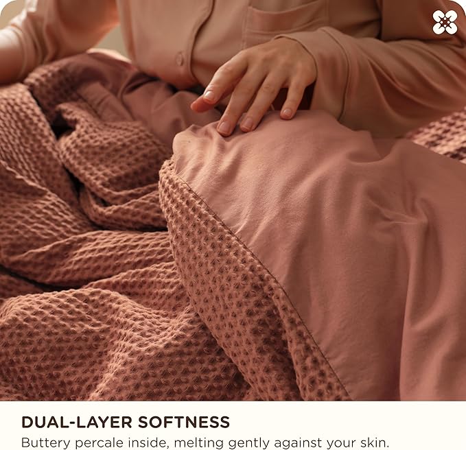 100% Cotton Duvet Cover Set - King - 3 Piece