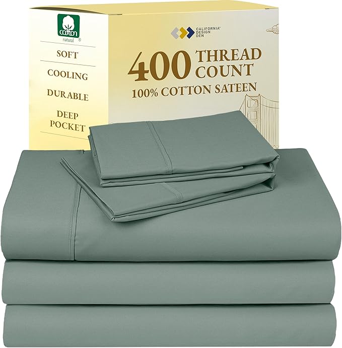 100% Cotton Bed Sheet Set - Split King - 5 Piece
