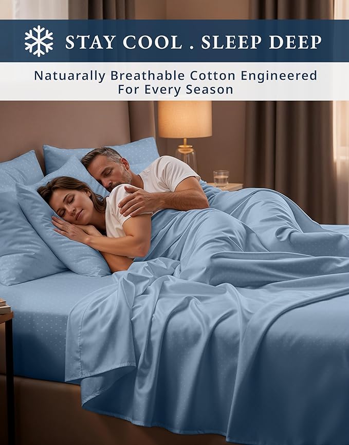 Linen Bed Sheet Set - Full - 4 Piece