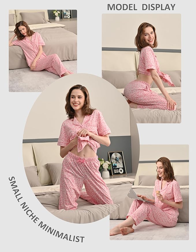 Women's 100% Cotton Pajama Set - 2 Piece