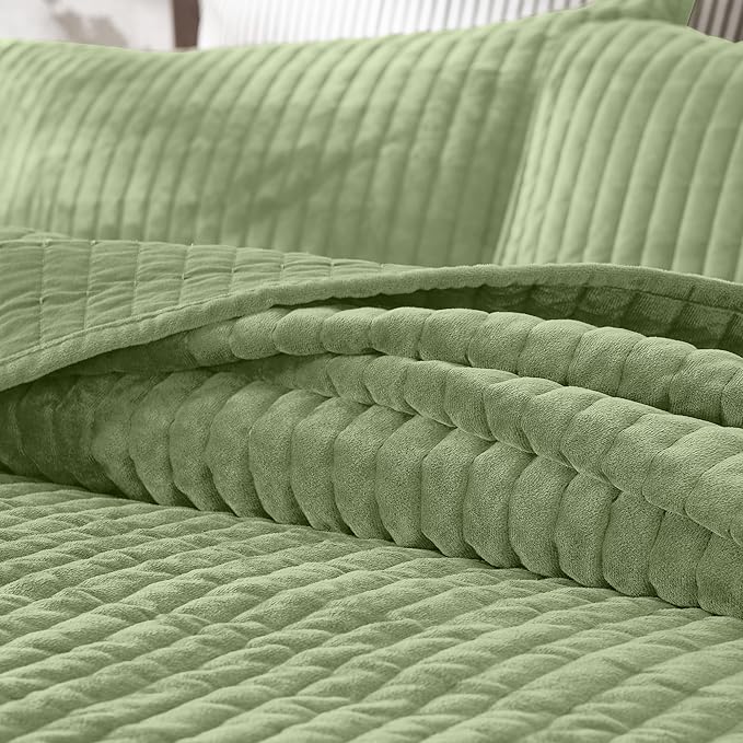 Velvet Quilt Set - Queen