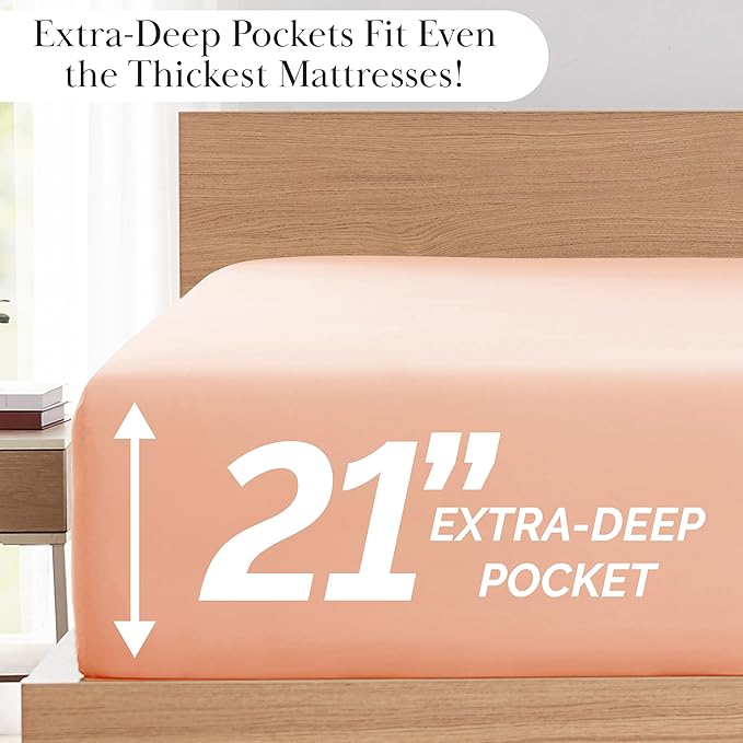 Bed Sheet Set - Queen - 6 Piece