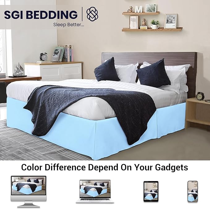 Microfiber Bed Skirt - Queen - 18 in Drop