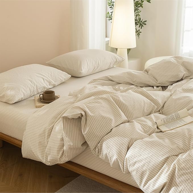 Linen Duvet Cover Set - Queen - 3 Piece