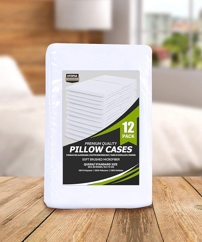 Microfiber Pillowcase - Queen - 20 x 30 in - 120 Pack