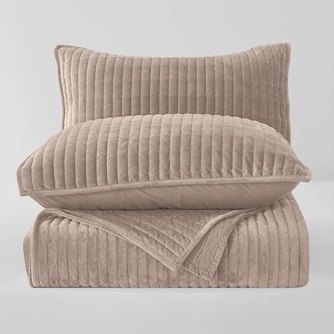 Velvet Quilt Set - Queen
