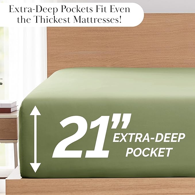 Microfiber Bed Sheet Set - Queen - 6 Piece