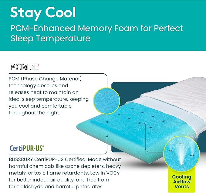 Memory Foam Bed Pillow