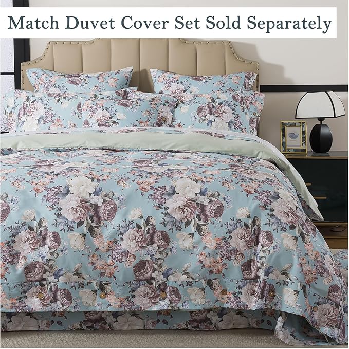 100% Cotton Bed Sheet Set - Full - 4 Piece