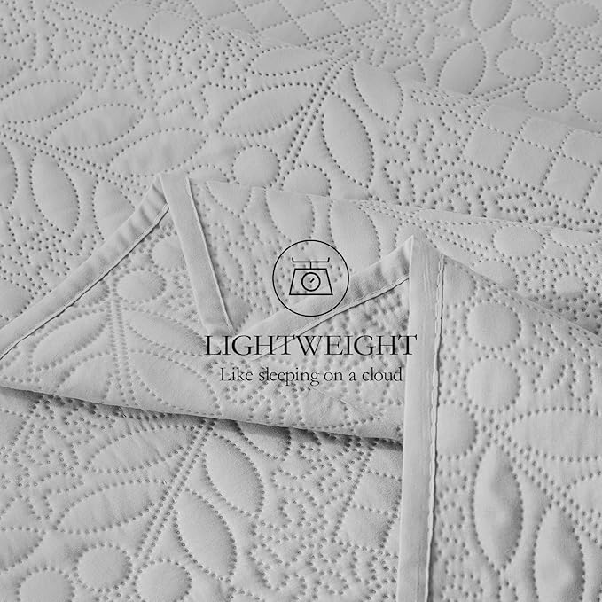 Microfiber Quilt Set - Twin - 2 Piece