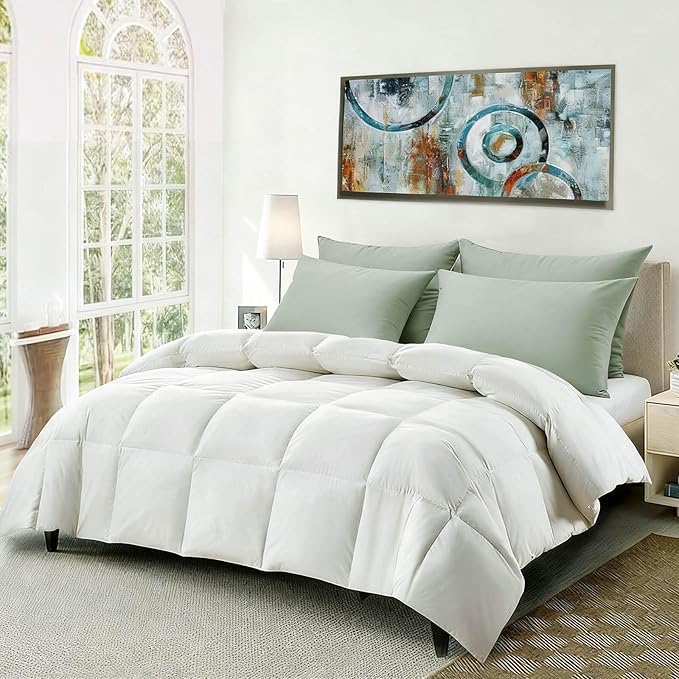 Down Alternative Bed Pillow - King - 20 x 36 in - 2 Piece