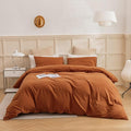 Linen Duvet Cover Set - Twin - 3 Piece