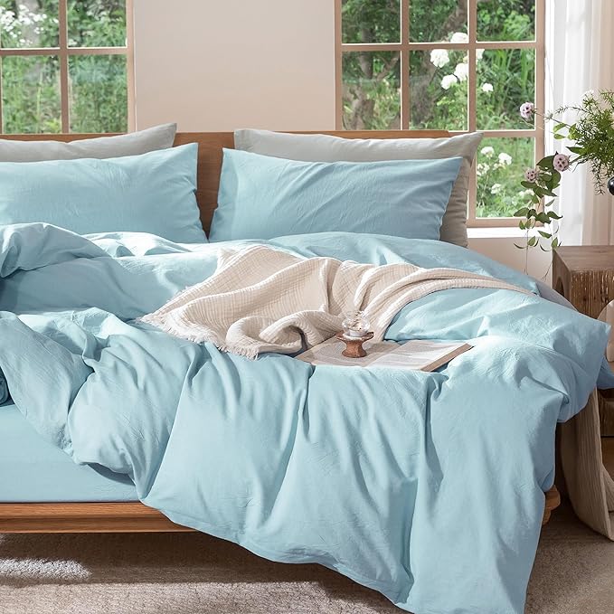 Linen Duvet Cover Set - Full
