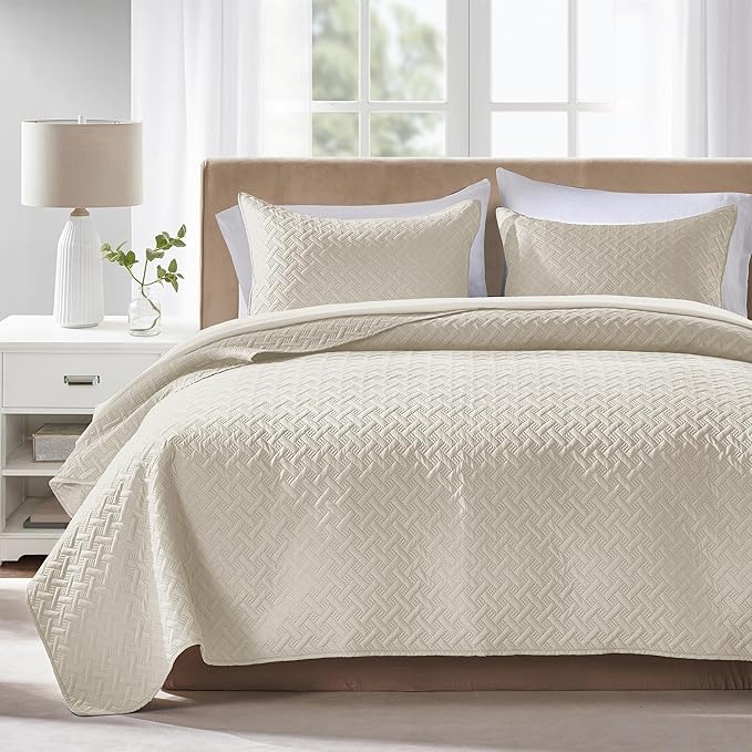 Microfiber Quilt Set - Queen