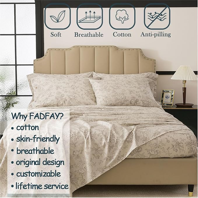Bed Sheet Set - King - 4 Piece