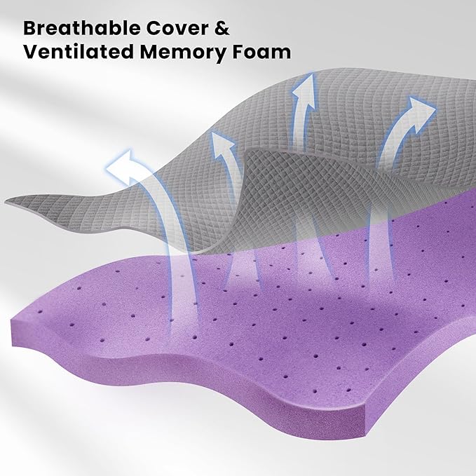 Memory Foam Mattress Topper - King