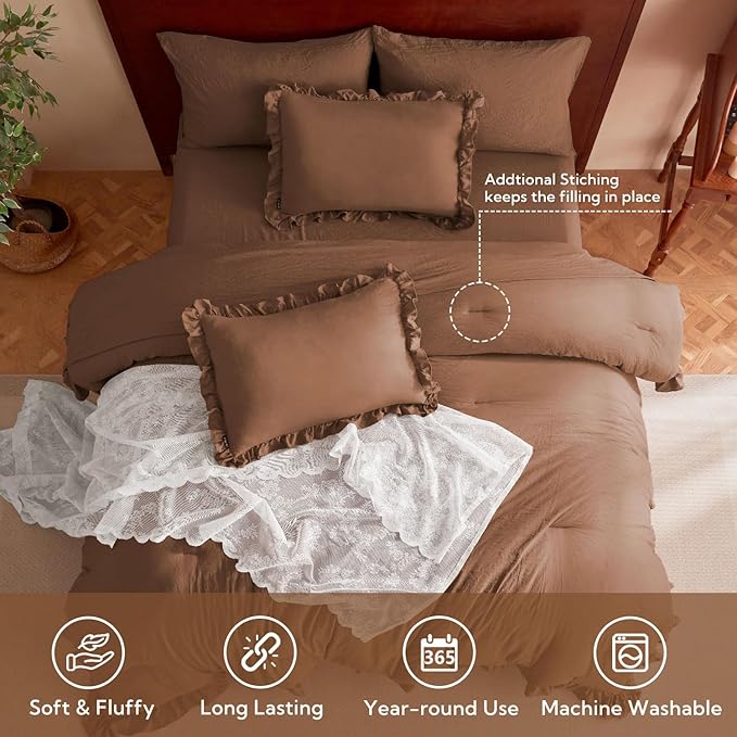 Comforter Set - King - 7 Piece