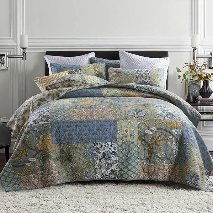 100% Cotton Quilt Set - Twin