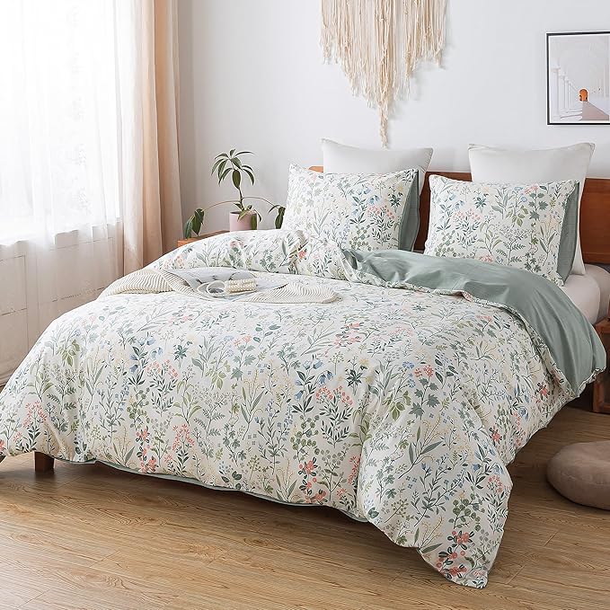 100% Cotton Duvet Cover Set - Queen - 3 Piece