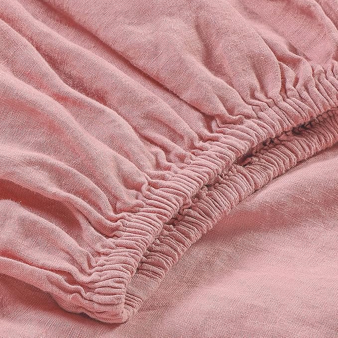 Linen Cooling Bed Sheet Set - King - 3 Piece
