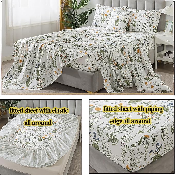 Bed Sheet Set - Twin - 4 Piece