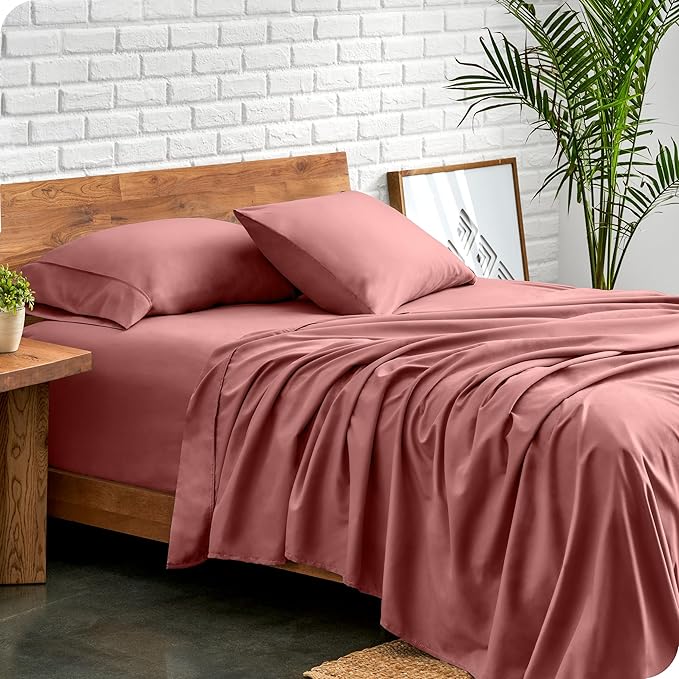 Microfiber Bed Sheet Set - Queen - 4 Piece