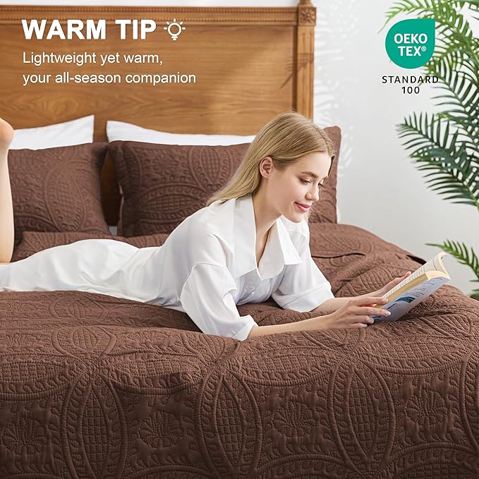 Quilt Set - California King - 3 Piece