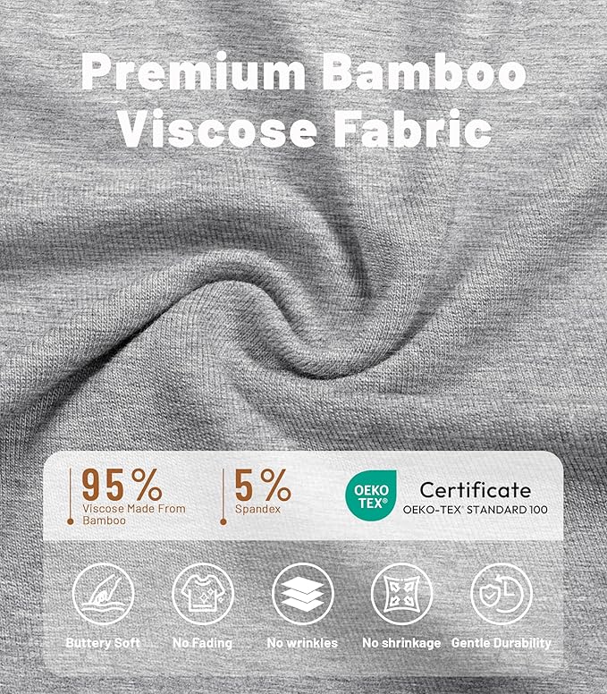 Women's Bamboo Pants Pajama Set - Long Sleeve - 2 Piece