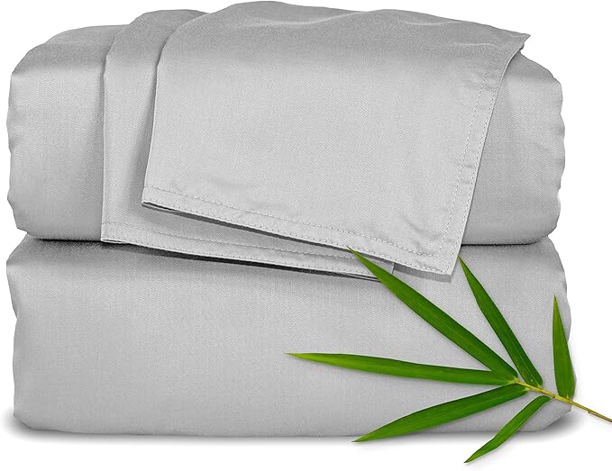 Bamboo Cooling Bed Sheet Set - California King - 4 Piece