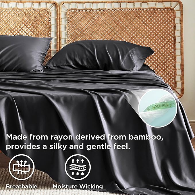 Bamboo Cooling Bed Sheet Set - California King