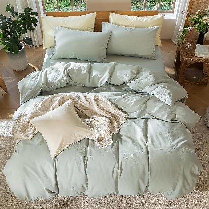 Linen Duvet Cover Set - Queen