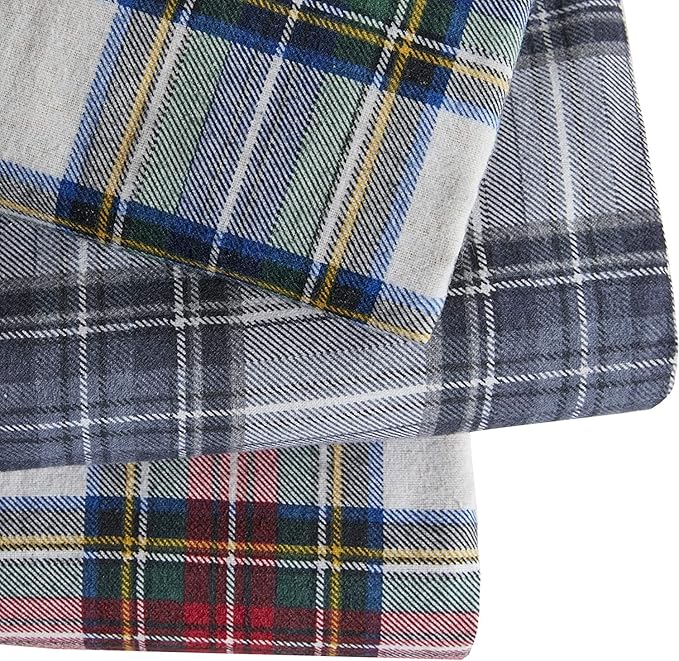 Flannel Bed Sheet Set - King - 4 Piece
