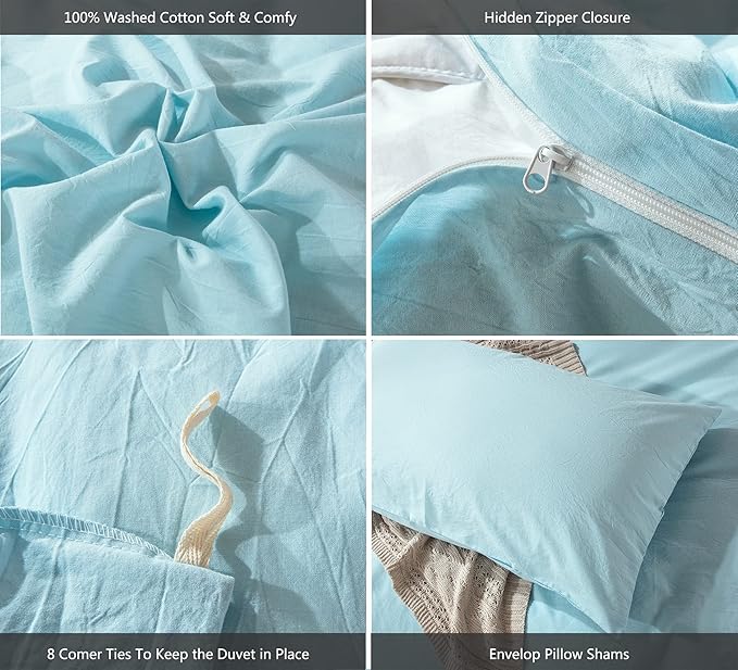 Linen Duvet Cover Set - Queen