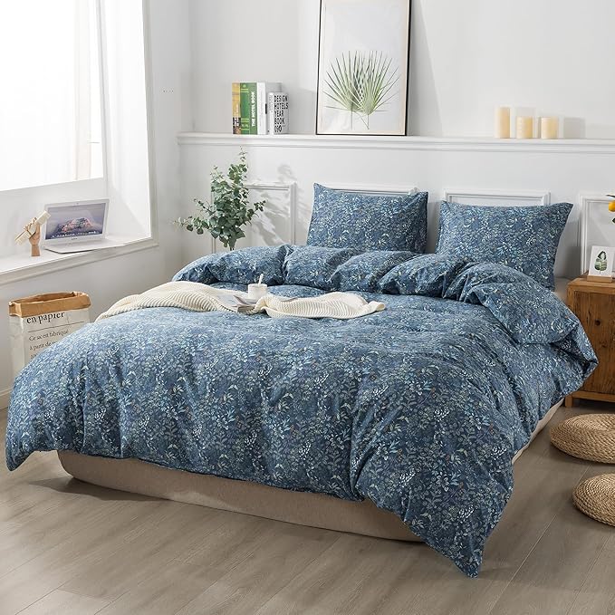 100% Cotton Duvet Cover Set - King - 3 Piece