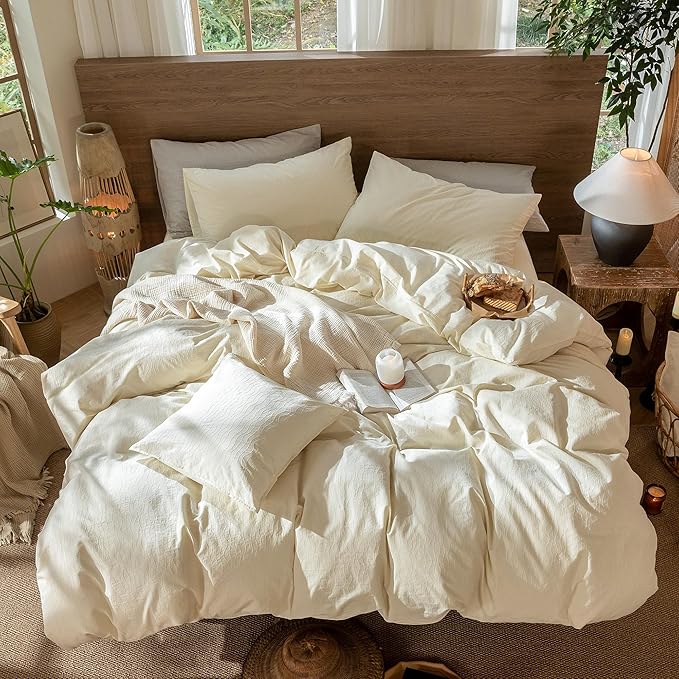 Linen Duvet Cover Set - Queen