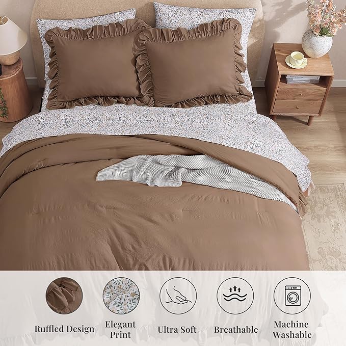 Comforter Set - Queen - 7 Piece