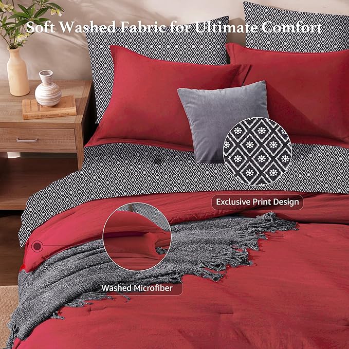 Comforter Set - King - 7 Piece